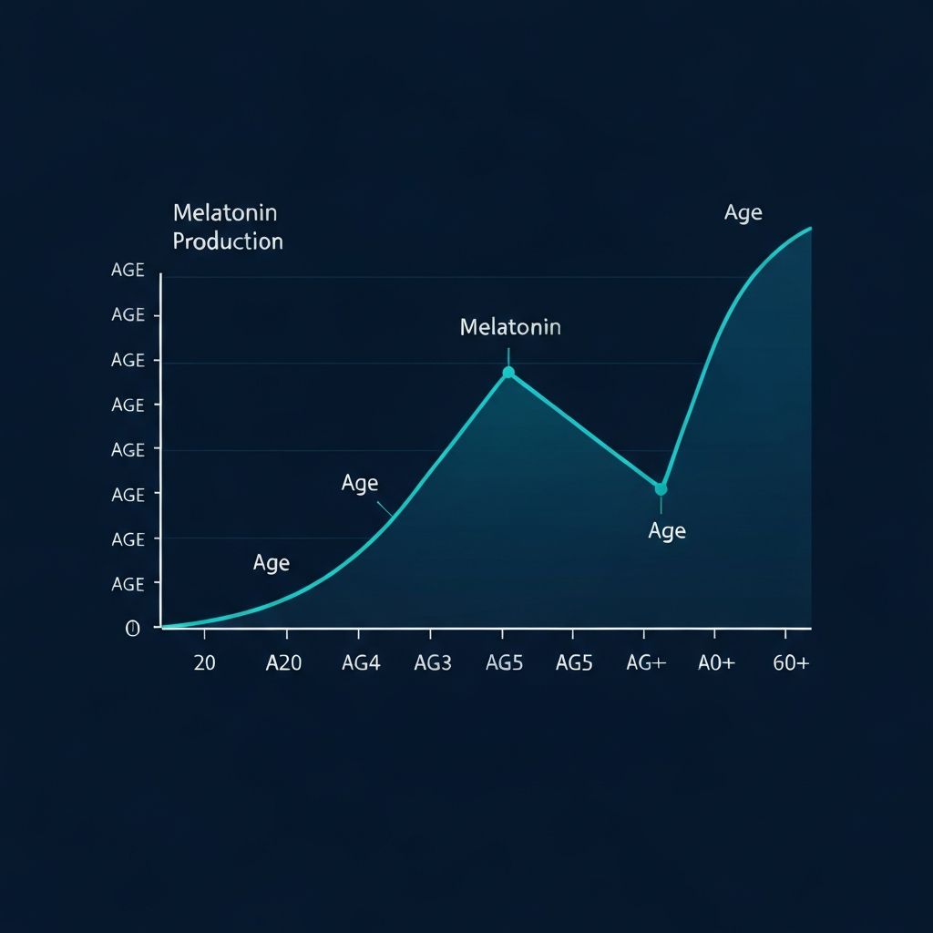 Déclin naturel de la mélatonine