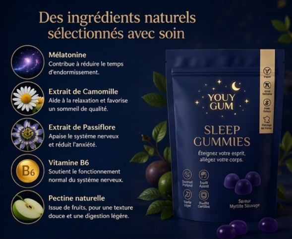 YOUY GUM Sleep Gummies - Vue produit 5