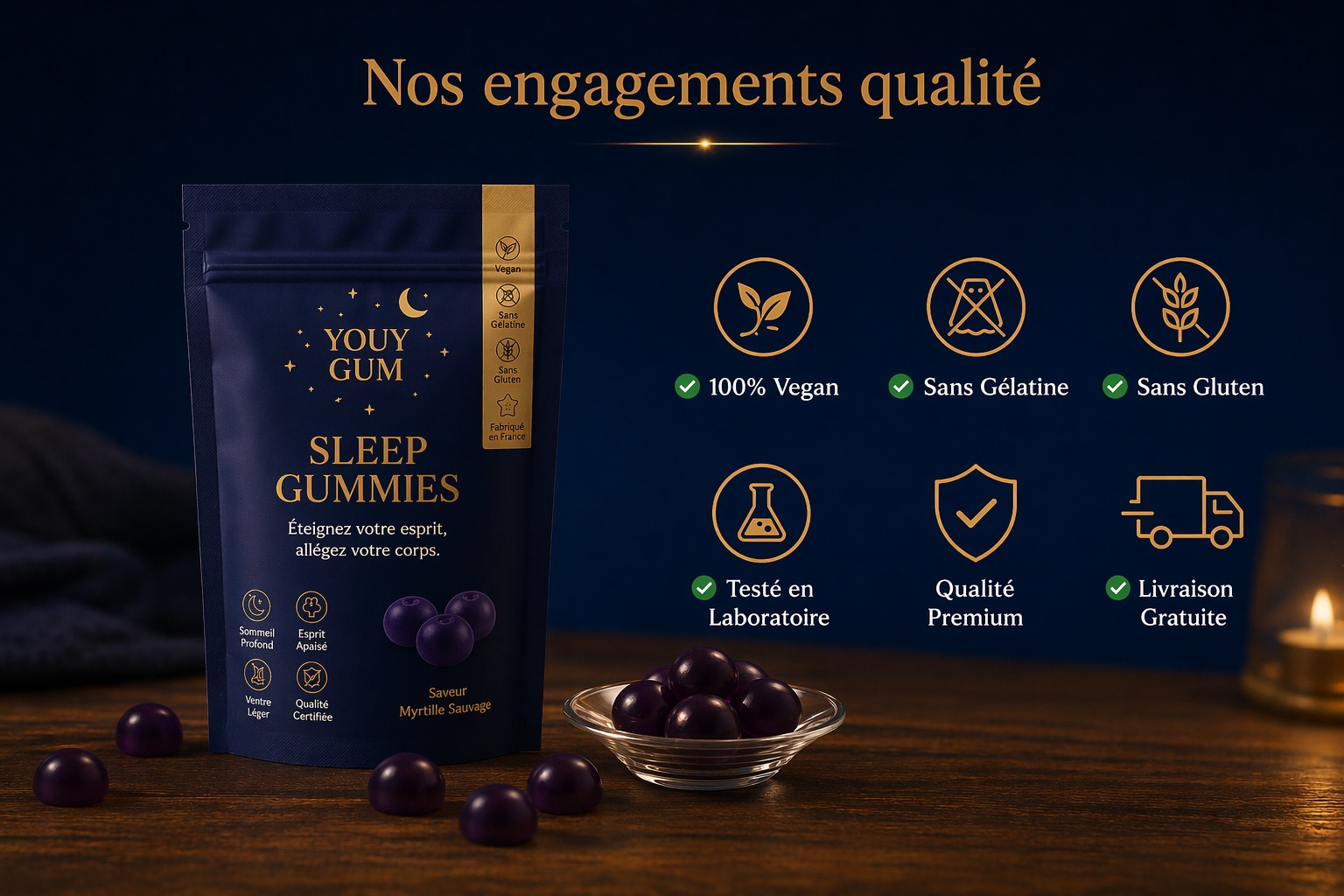 YOUY GUM Sleep Gummies - Vue produit 3